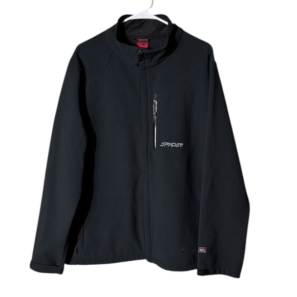 Spyder‎ Mens XTL 5K Insulated Jacket Coat Size XL Black Outdoors Winter Hiking